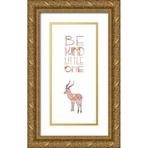 Kind Little One Gold Ornate Wood Framed Art Print with Double Matting by Perrenoud, Aubree