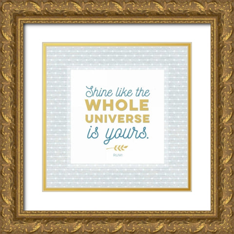 Whole Universe Gold Ornate Wood Framed Art Print with Double Matting by Perrenoud, Aubree