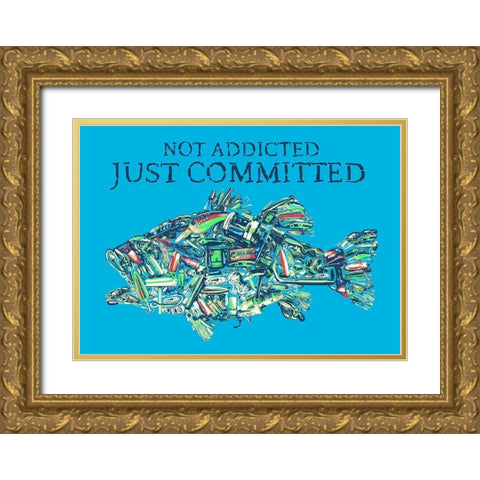 Committed Gold Ornate Wood Framed Art Print with Double Matting by Baldwin, Jim