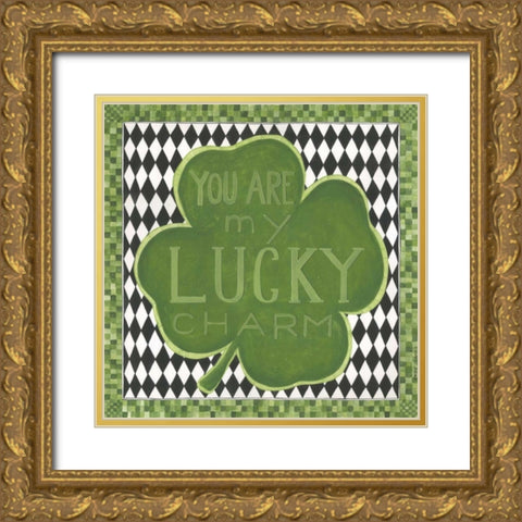 Lucky Charm Gold Ornate Wood Framed Art Print with Double Matting by Shamp, Cindy