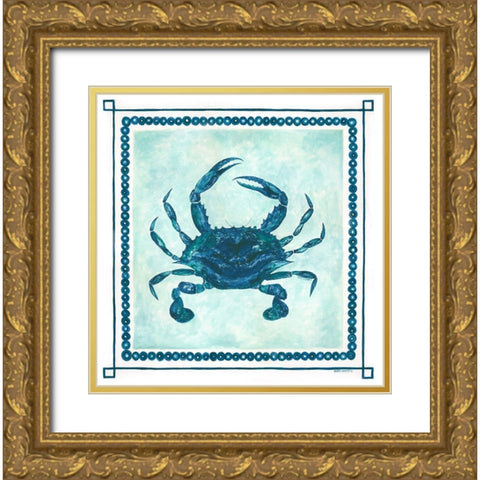 Crab II Frame Gold Ornate Wood Framed Art Print with Double Matting by Shamp, Cindy