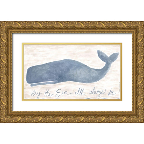 Always Be Gold Ornate Wood Framed Art Print with Double Matting by Shamp, Cindy