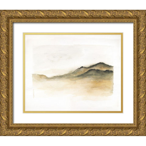 Mod Landscape Gold Ornate Wood Framed Art Print with Double Matting by Shamp, Cindy