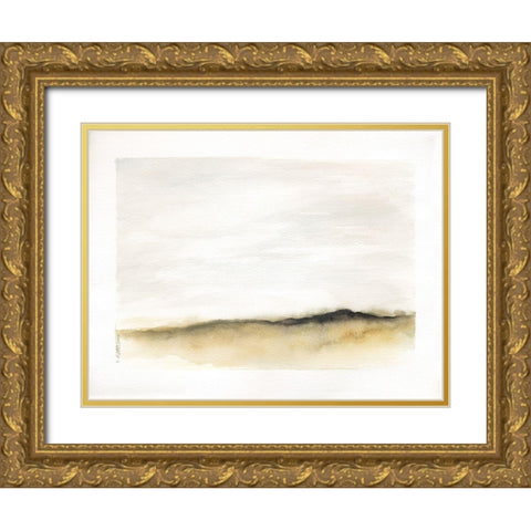 Mod Landscape V Gold Ornate Wood Framed Art Print with Double Matting by Shamp, Cindy