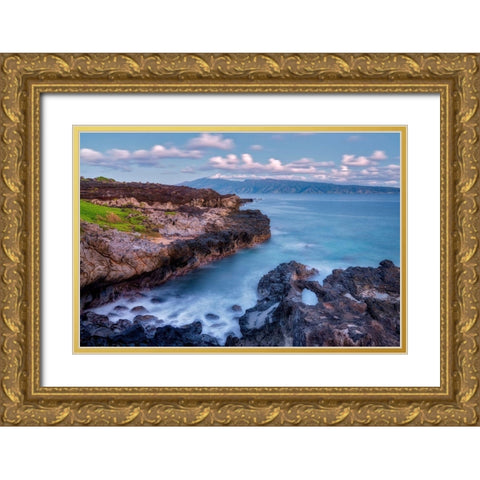 Clifford Gold Ornate Wood Framed Art Print with Double Matting by Frates, Dennis