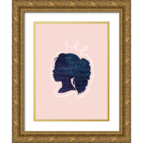 Beautiful Gold Ornate Wood Framed Art Print with Double Matting by Batista, Dee