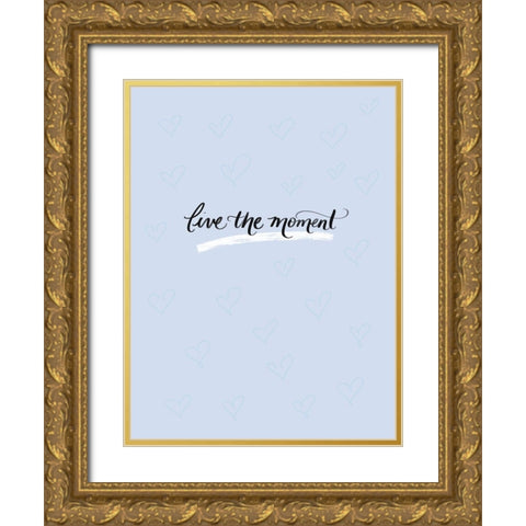 Live Gold Ornate Wood Framed Art Print with Double Matting by Batista, Dee