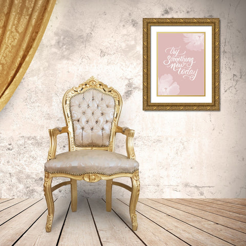 Try Gold Ornate Wood Framed Art Print with Double Matting by Batista, Dee