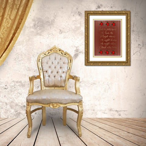 Fall on Your Knees Gold Ornate Wood Framed Art Print with Double Matting by Batista, Dee