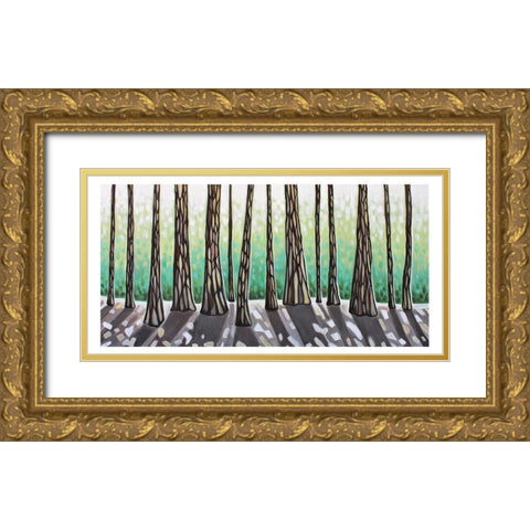 Beyond the Shadows Gold Ornate Wood Framed Art Print with Double Matting by Tyndall, Elizabeth