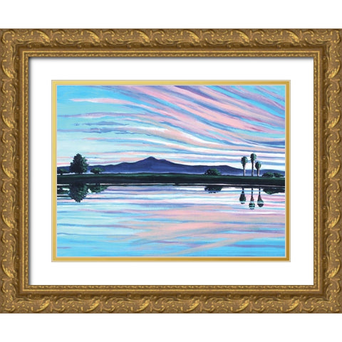 The Magic is in the Water Gold Ornate Wood Framed Art Print with Double Matting by Tyndall, Elizabeth