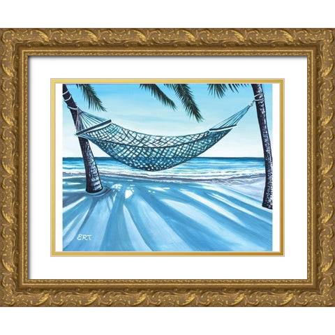 Sand and Shadows Gold Ornate Wood Framed Art Print with Double Matting by Tyndall, Elizabeth