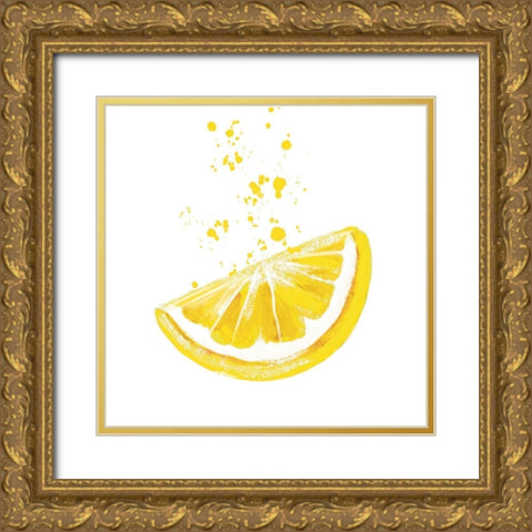 The Squeezed Lemon Gold Ornate Wood Framed Art Print with Double Matting by Tyndall, Elizabeth