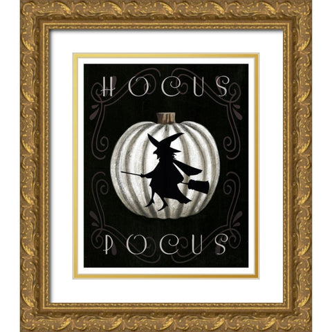 Hocus Pocus Gold Ornate Wood Framed Art Print with Double Matting by Tyndall, Elizabeth