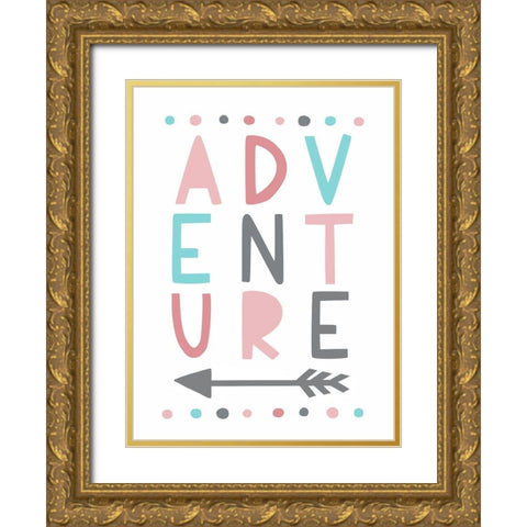 Adventure   Gold Ornate Wood Framed Art Print with Double Matting by Tyndall, Elizabeth