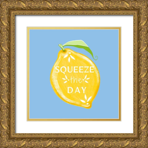 Squeeze the Day II Gold Ornate Wood Framed Art Print with Double Matting by Tyndall, Elizabeth