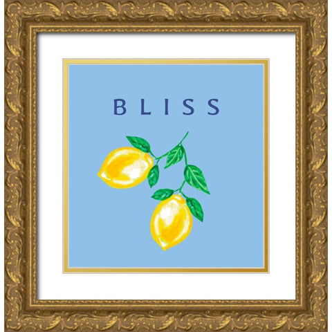 Bliss Gold Ornate Wood Framed Art Print with Double Matting by Tyndall, Elizabeth