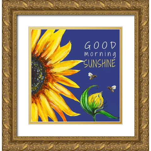 Good Morning   Gold Ornate Wood Framed Art Print with Double Matting by Tyndall, Elizabeth