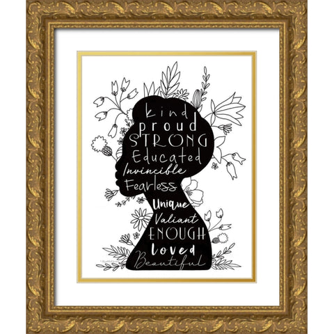 Your Life Matters Gold Ornate Wood Framed Art Print with Double Matting by Tyndall, Elizabeth