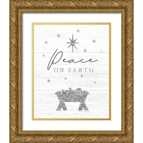 Peace on Earth Gold Ornate Wood Framed Art Print with Double Matting by Tyndall, Elizabeth