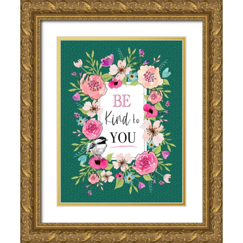 Kind to You Gold Ornate Wood Framed Art Print with Double Matting by Tyndall, Elizabeth