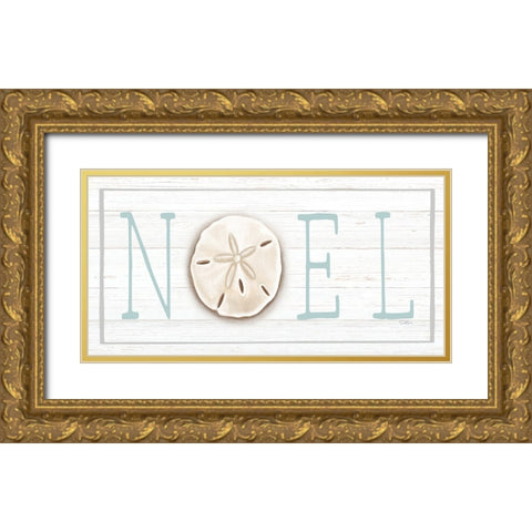 Noel Gold Ornate Wood Framed Art Print with Double Matting by Tyndall, Elizabeth