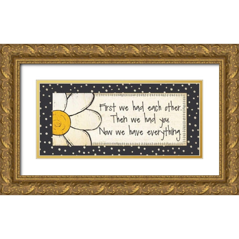 Everything Gold Ornate Wood Framed Art Print with Double Matting by Moulton, Jo