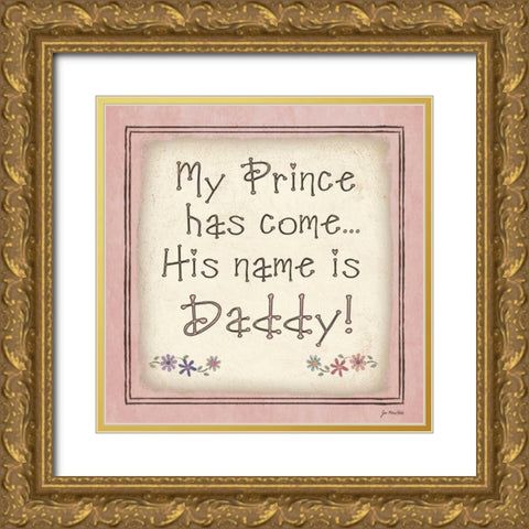 My Prince Has Come Gold Ornate Wood Framed Art Print with Double Matting by Moulton, Jo