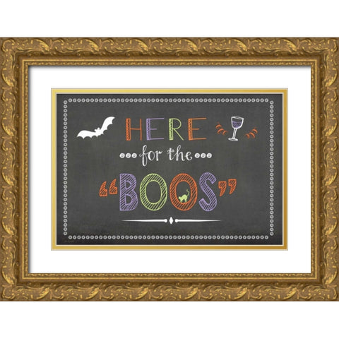 Boos Gold Ornate Wood Framed Art Print with Double Matting by Moulton, Jo