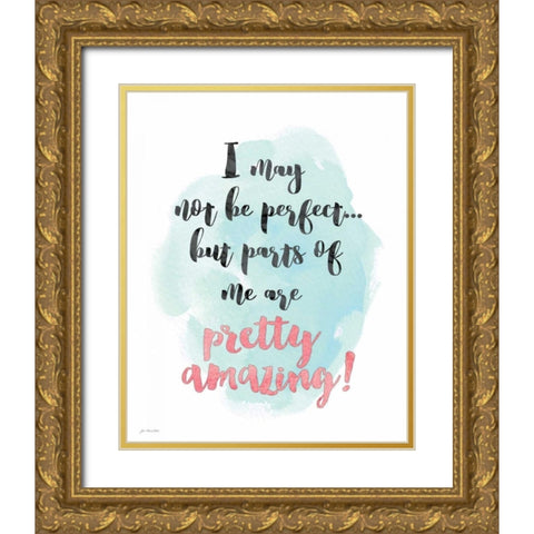 Amazing Gold Ornate Wood Framed Art Print with Double Matting by Moulton, Jo