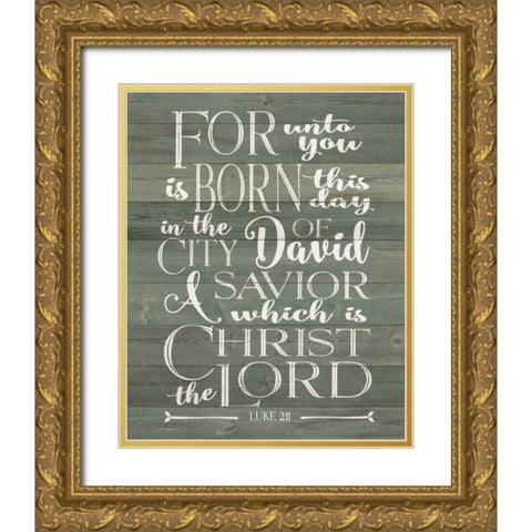 Luke Gold Ornate Wood Framed Art Print with Double Matting by Moulton, Jo