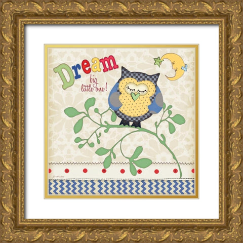 Dream Gold Ornate Wood Framed Art Print with Double Matting by Moulton, Jo