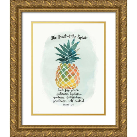 Fruit Spirit Gold Ornate Wood Framed Art Print with Double Matting by Moulton, Jo