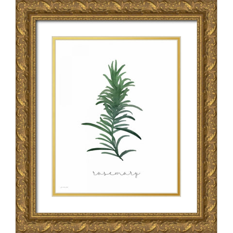 Rosemary Gold Ornate Wood Framed Art Print with Double Matting by Moulton, Jo