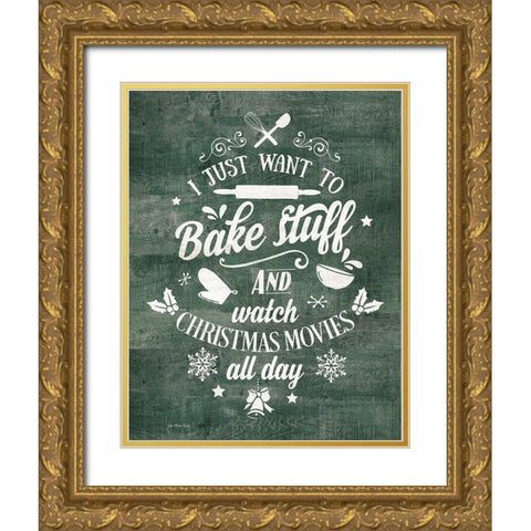 Bake Stuff Gold Ornate Wood Framed Art Print with Double Matting by Moulton, Jo