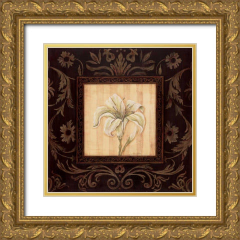 Black Beauty I Gold Ornate Wood Framed Art Print with Double Matting by Moulton, Jo