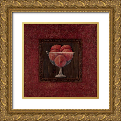 Fruit Compote I Gold Ornate Wood Framed Art Print with Double Matting by Moulton, Jo