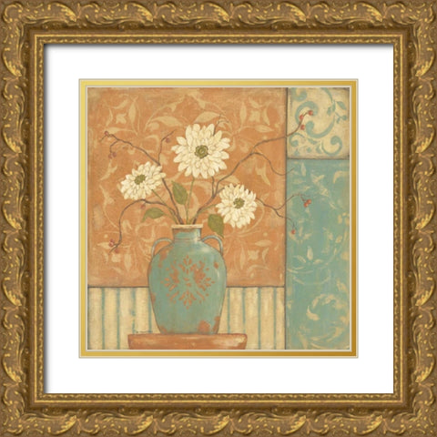 Calm Influence Gold Ornate Wood Framed Art Print with Double Matting by Moulton, Jo