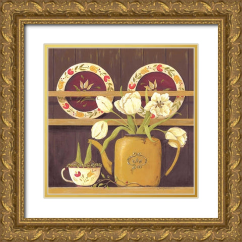 Golden Oldies Gold Ornate Wood Framed Art Print with Double Matting by Moulton, Jo