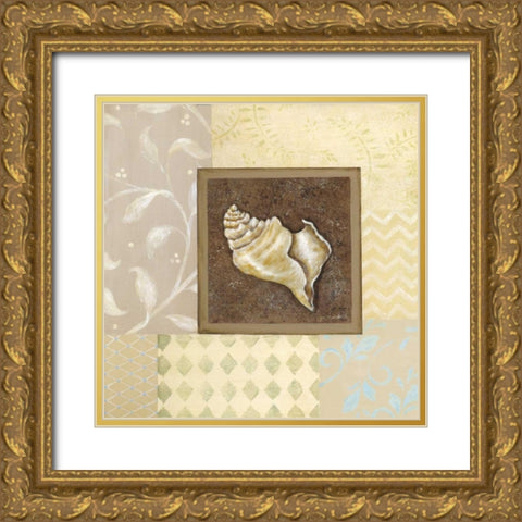 Gifts of the Sea IV Gold Ornate Wood Framed Art Print with Double Matting by Moulton, Jo