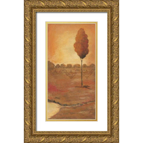 Natures Hue II Gold Ornate Wood Framed Art Print with Double Matting by Moulton, Jo