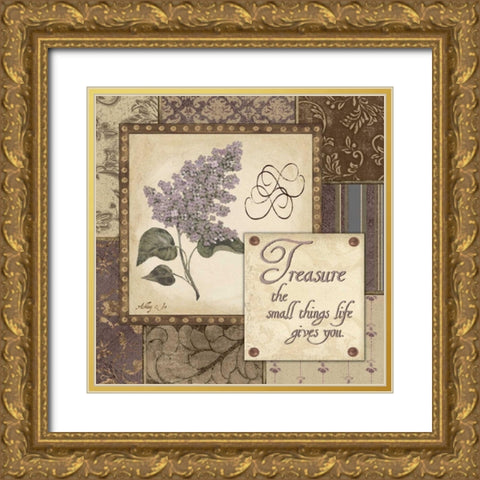 Treasure Gold Ornate Wood Framed Art Print with Double Matting by Moulton, Jo