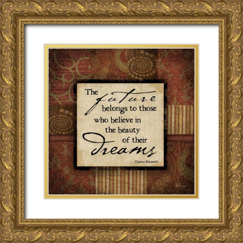 The Future Gold Ornate Wood Framed Art Print with Double Matting by Pugh, Jennifer