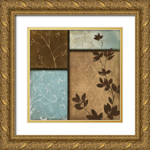 Spa II Gold Ornate Wood Framed Art Print with Double Matting by Pugh, Jennifer