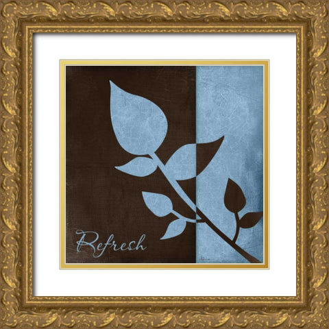 Refresh Gold Ornate Wood Framed Art Print with Double Matting by Pugh, Jennifer