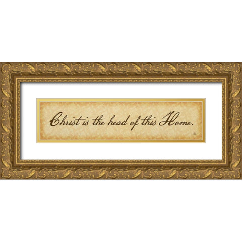Christ Is Gold Ornate Wood Framed Art Print with Double Matting by Pugh, Jennifer