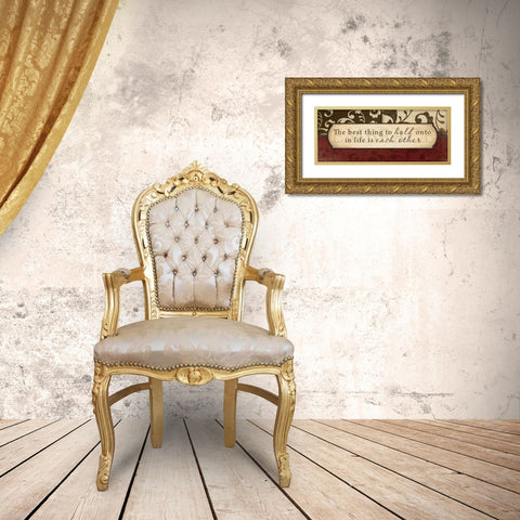 Best Thing to Hold Gold Ornate Wood Framed Art Print with Double Matting by Pugh, Jennifer