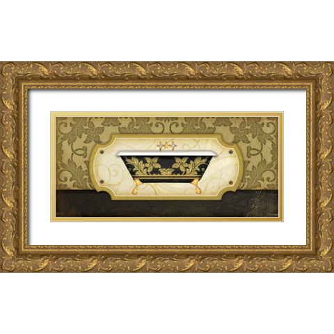 Relax in Style Gold Ornate Wood Framed Art Print with Double Matting by Pugh, Jennifer