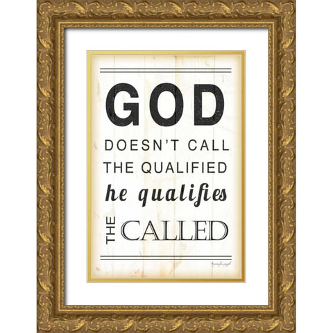 The Called Gold Ornate Wood Framed Art Print with Double Matting by Pugh, Jennifer
