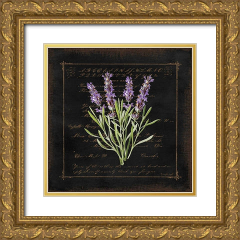 Floral III Gold Ornate Wood Framed Art Print with Double Matting by Pugh, Jennifer